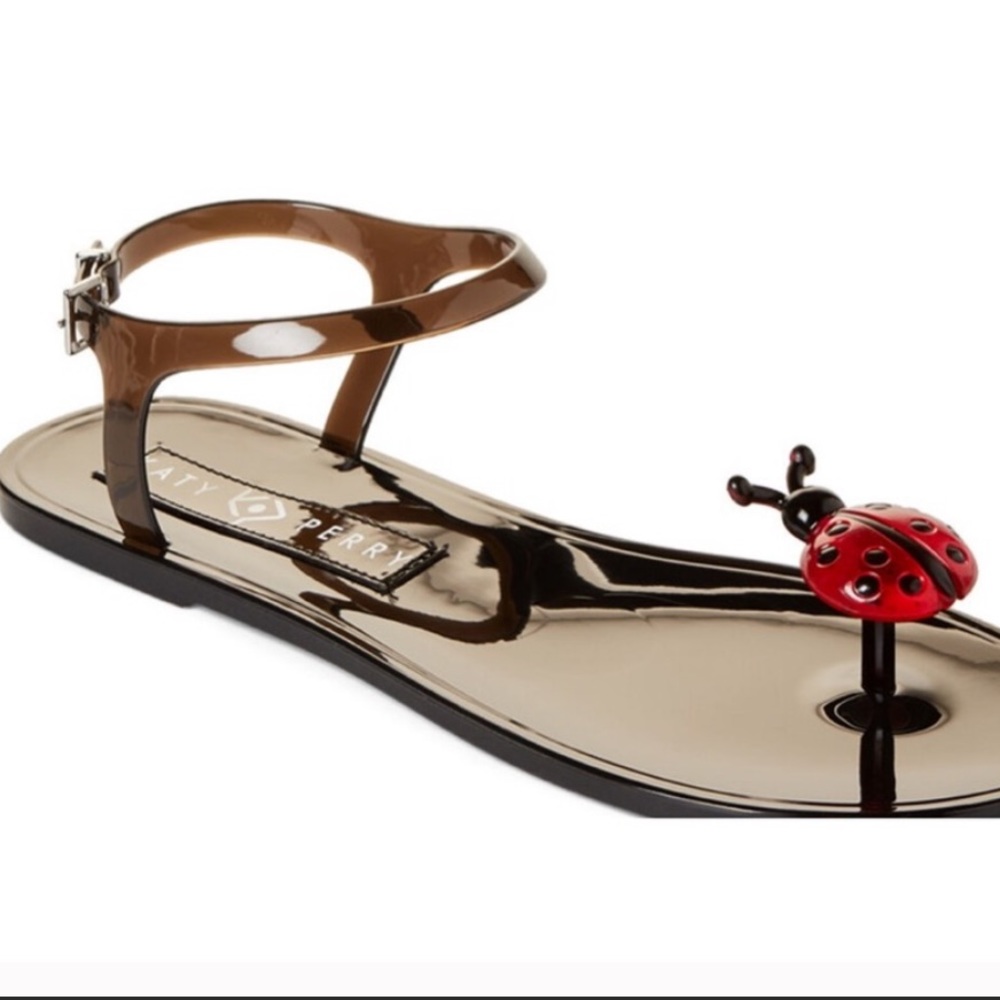 Authentic Katy Perry Lady Bug Geli Sandal size 9